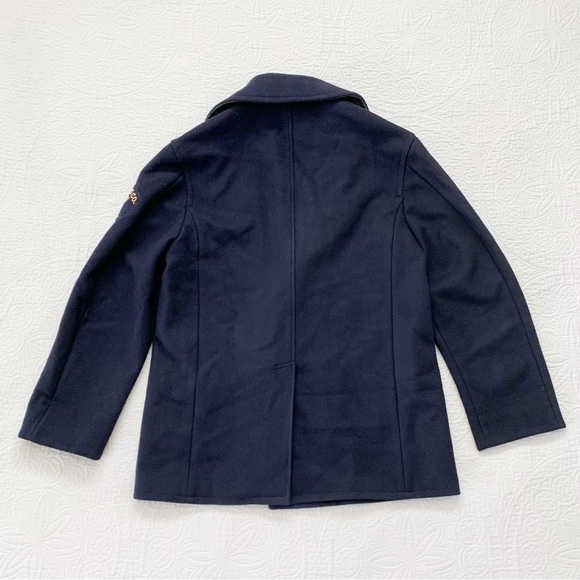 RARE🔥‎ Ralph Lauren Polo Jeans Co Men's Double Breasted Military Style Pea Coat - Picture 2 of 10